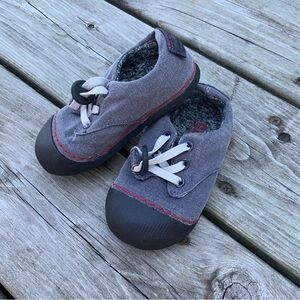 Simple Blue and Black Kids Sneakers